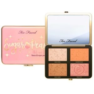 Too Faced Makeup - Too Faced Sugar Peach Face & Eye Palette Too Faced Makeup - Too Faced Sugar Peach Face & Eye Palette